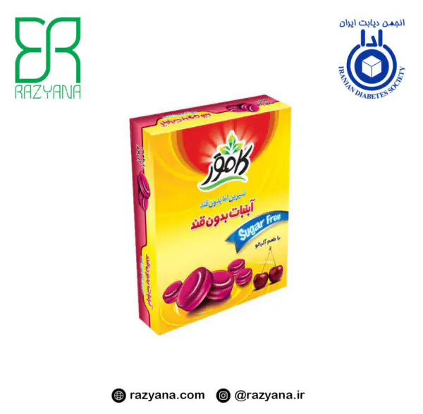 آبنبات آلبالو بدون قند