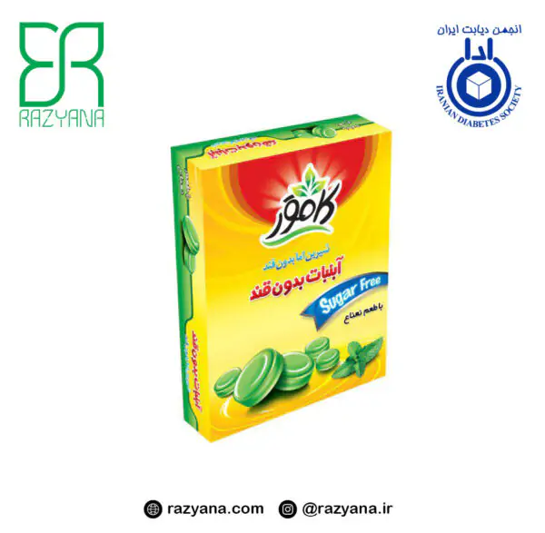 آبنبات نعنا بدون قند و رژیمی